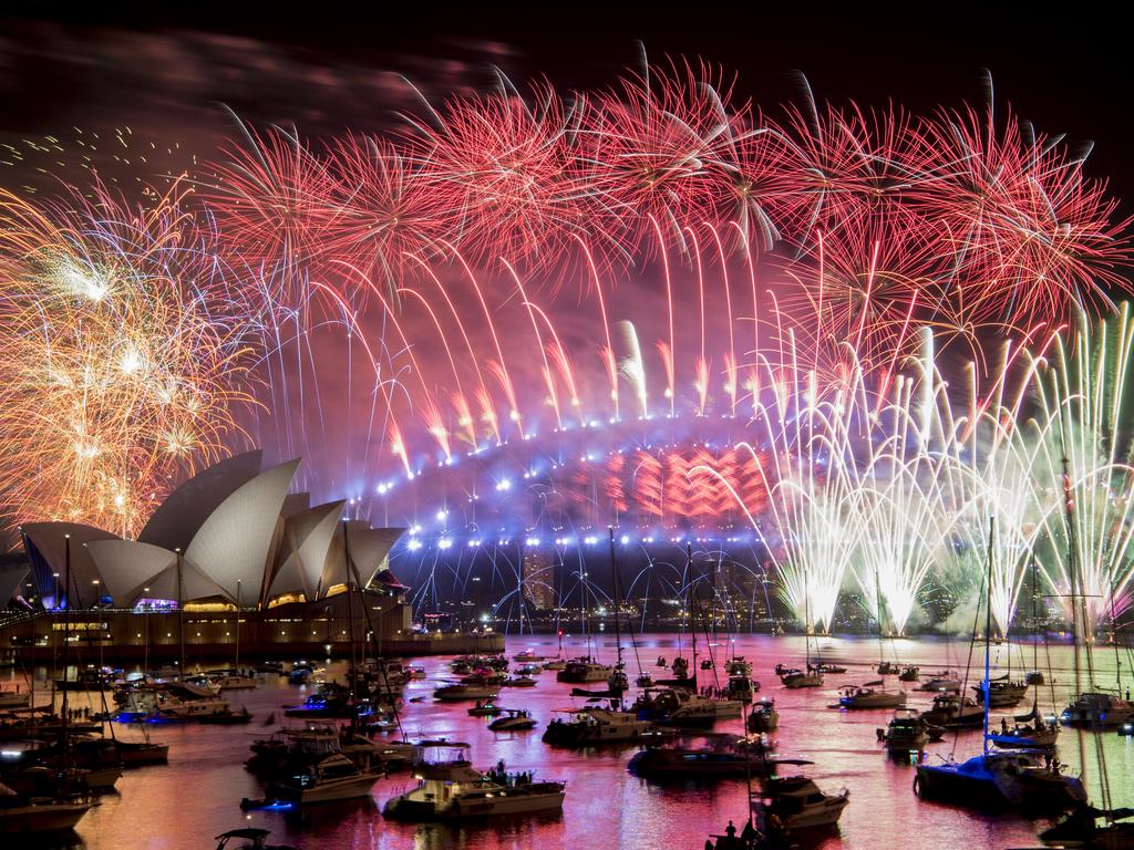 Mr Johnston’s friends had to watch the famous Sydney fireworks on the TV in their hotel room. Brendan Esposito/AAP