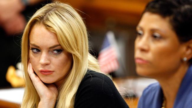 Actor Lindsay Lohan has struggled with drug addiction and legal problems, which her parents attribute to their messy separation. Picture: EPA/David McNew