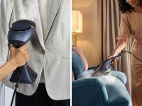 Get rid of creases, refresh clothes and sanitise furniture with these garment steamers. Pictures: Supplied.