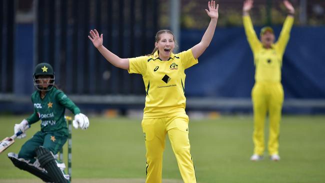 Darcie Brown has become a must-watch player in Australia’s lineup. Picture: Charles McQuillan/Getty Images