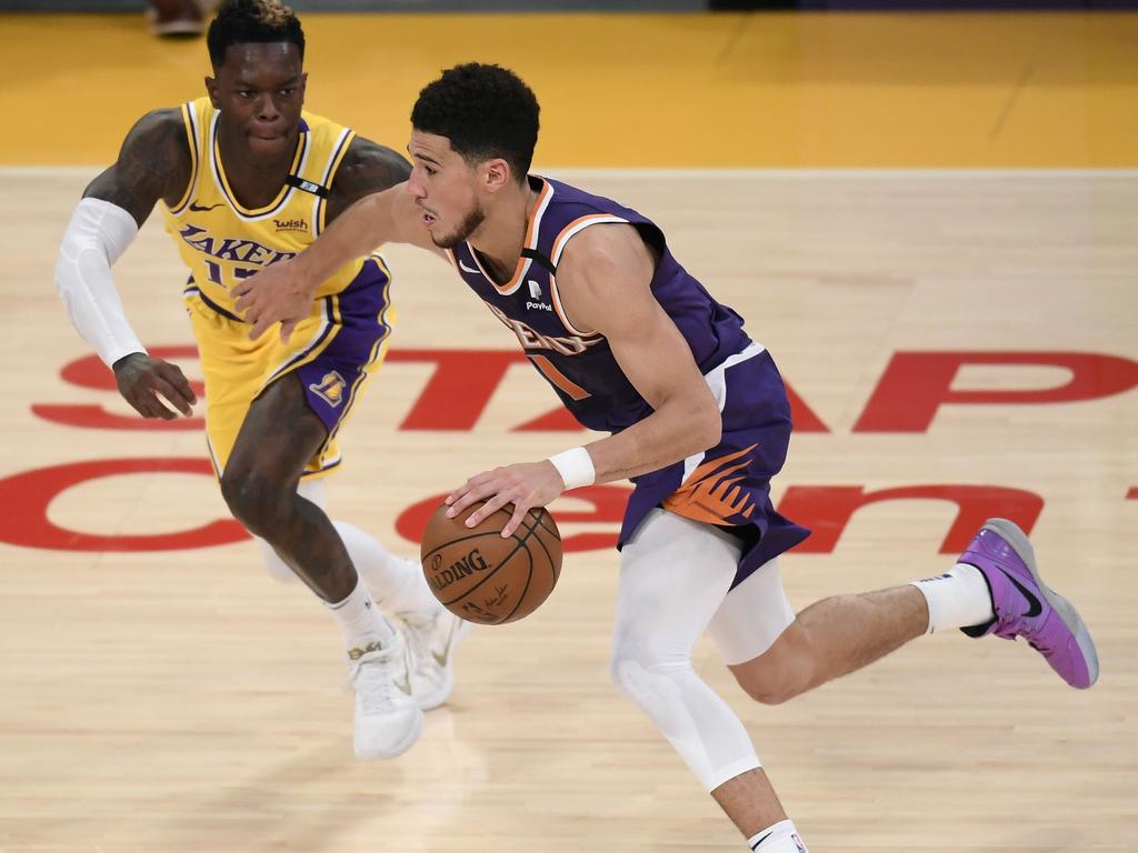 Devin Booker was outstanding for the Phoenix Suns. Harry How/Getty Images