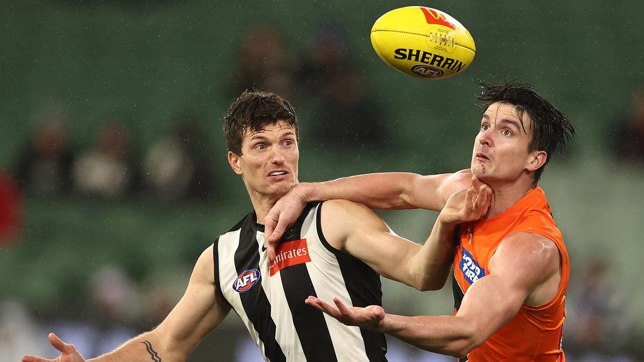 Collingwood was able to hold off GWS to firm up its top-eight spot last weekend. Picture: Michael Klein