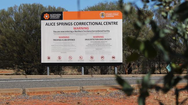 Alice Springs Correctional Centre. generic jail prison ntn. Picture: Jason Walls