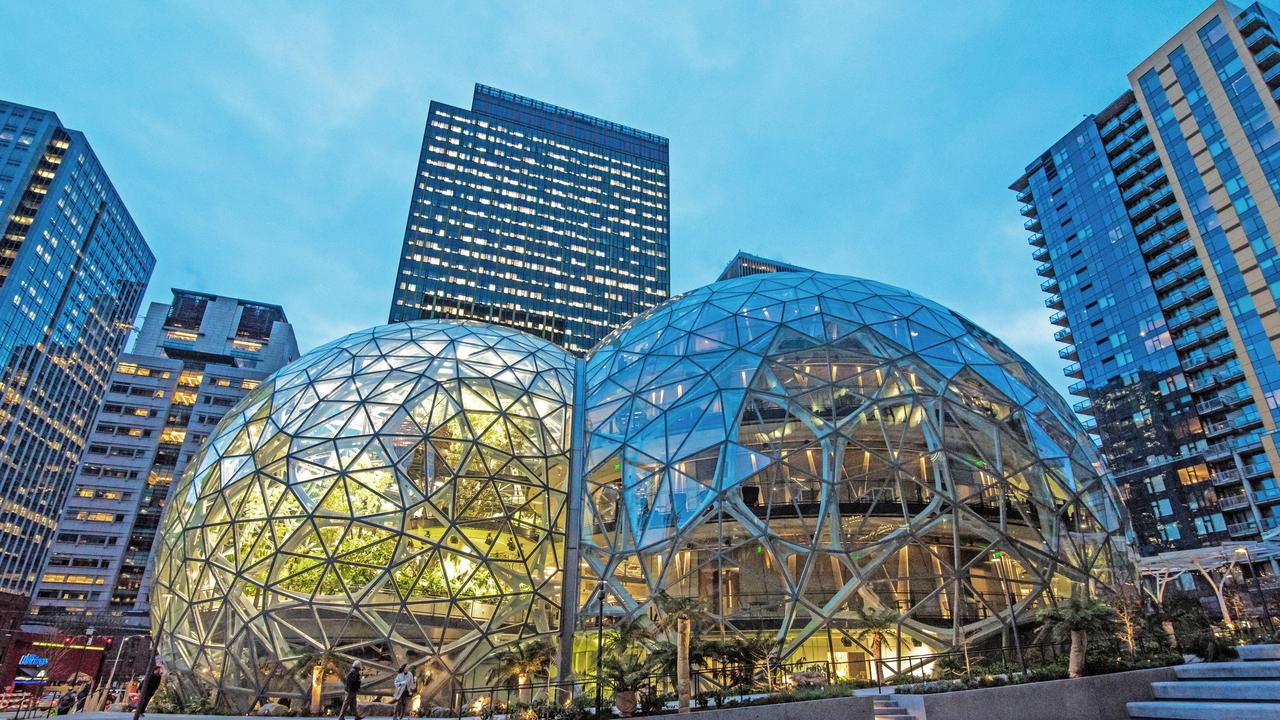 The Amazon Spheres in Seattle. Picture: Alamy Escape/USA national parks