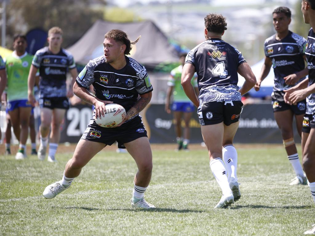 Koori Knockout - Day 4 Boys 17s GF La Perouse Panthers v Bundjalung Baygals Monday, 7 October 2024 Hereford St, Bathurst NSW 2795, Australia, Picture Warren Gannon Photography