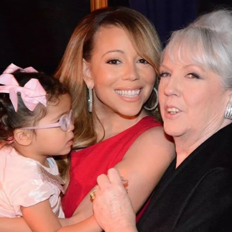 The singer lost her mother Patricia aged 87, seen here with her and daughter Monroe. Picture: mariahcarey/Instagram