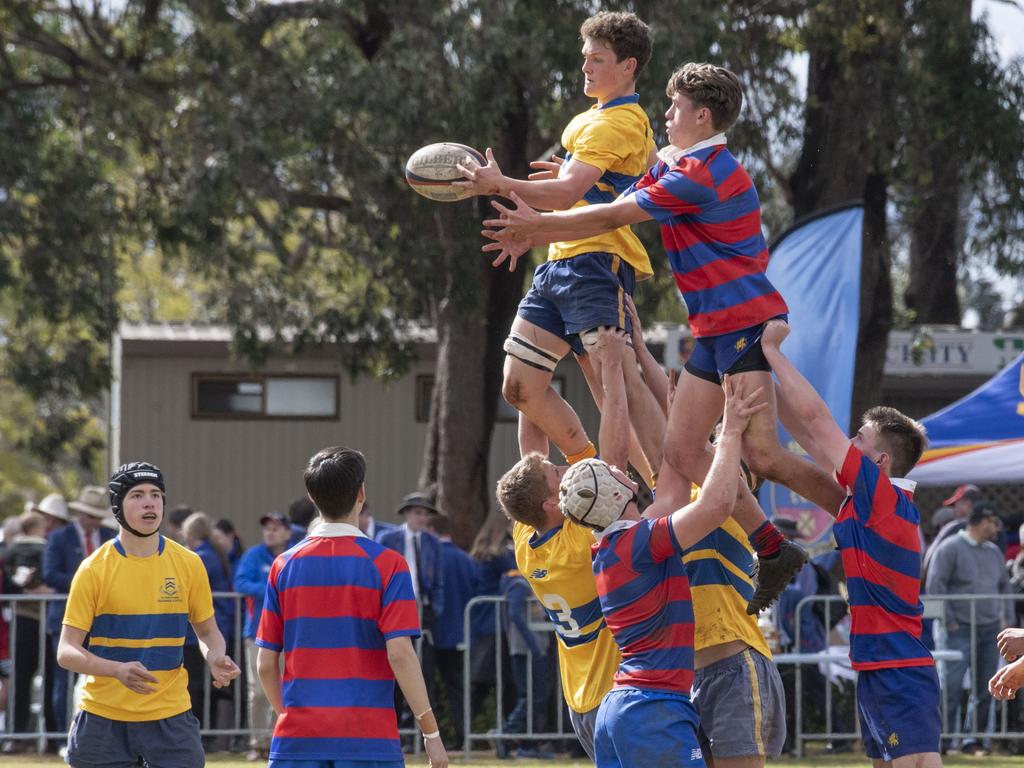 16As Downlands vs TGS. The O'Callaghan Cup played at Downlands College. Saturday, August 6, 2022. Picture: Nev Madsen.