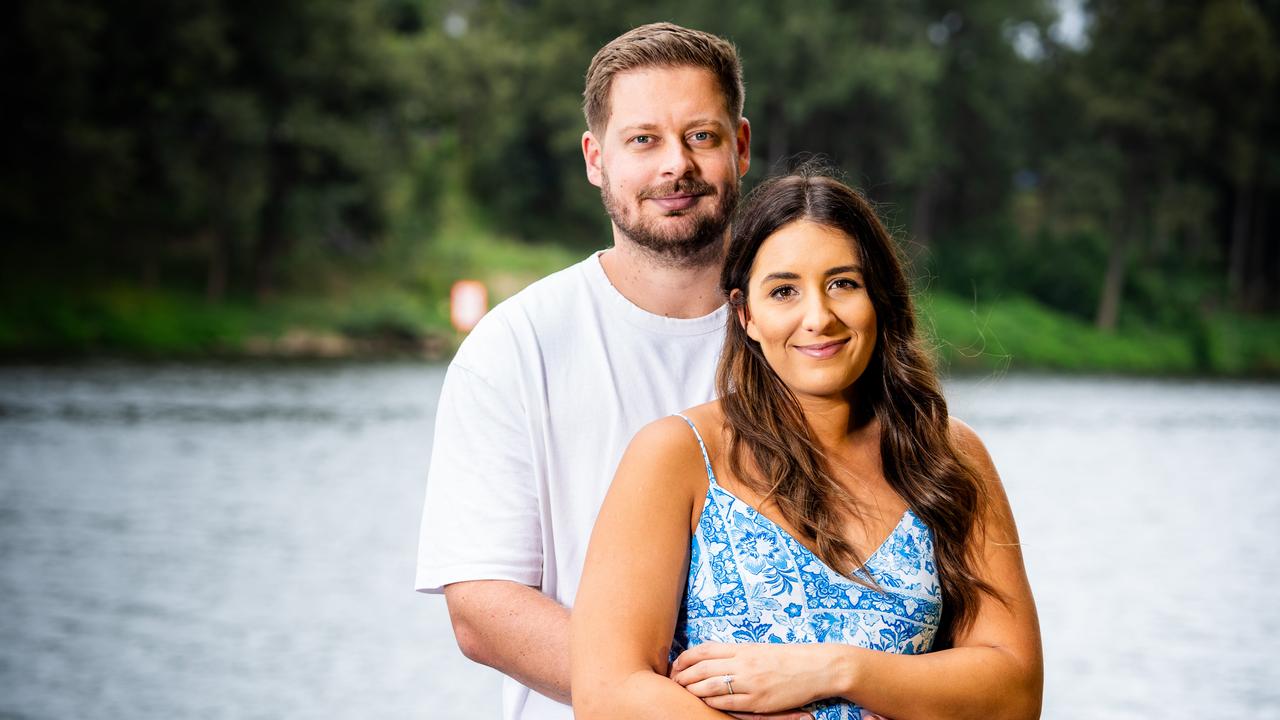 Natalia Canak and Max Rebchuk will tie the knot two years after they got engaged. Picture: Tom Parrish