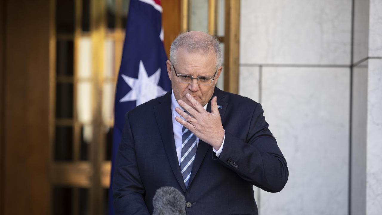 In January Prime Minister Scott Morrison and his Energy and Emissions Reduction Minister Angus Taylor suggested the country did not need to cut emissions more aggressively. Picture: NCA NewsWire / Gary Ramage