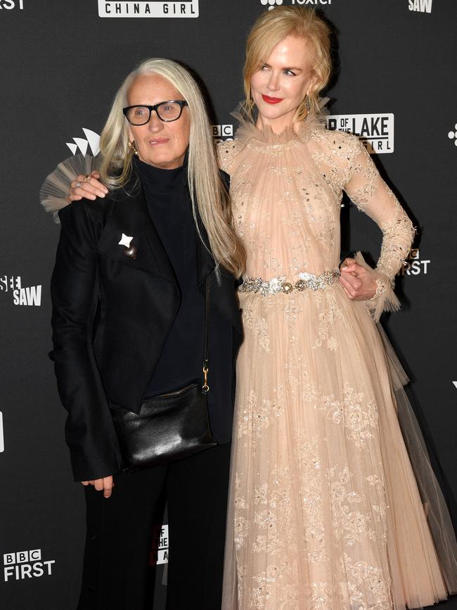 Nicole Kidman with Top of The Lake director Jane Campion. Picture: AAP Image/Paul Miller