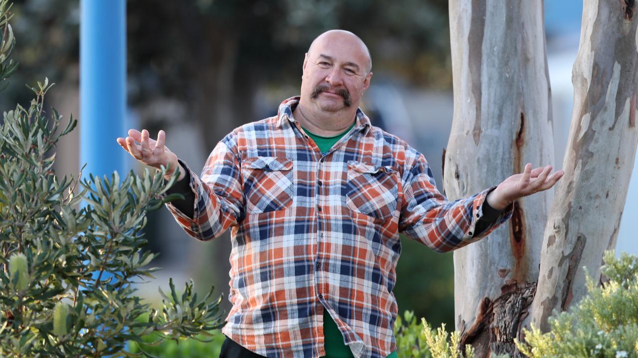 Frank Prskalo says a rethink on nature strip planting is long overdue after his Indigenous street garden had to be ripped up five years ago. Picture: Alan Barber