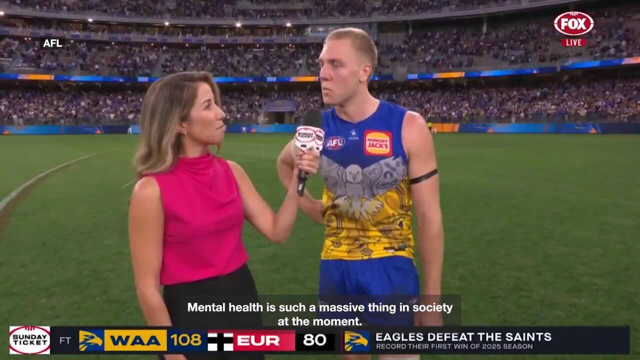 Oscar Allen praised for delivering mental health message