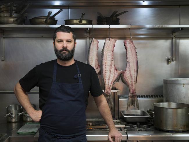 File photo: Executive Chef Ben Williamson poses at Gerard's Bistro on James Street in Fortitude Valley. Picture: Claudia Baxter/AAP.