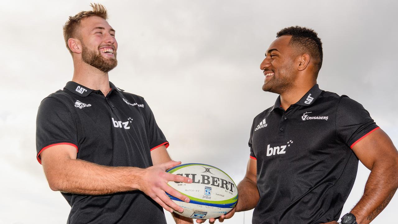 Braydon Ennor and Sevu Reece after being named in the All Blacks for the first time.