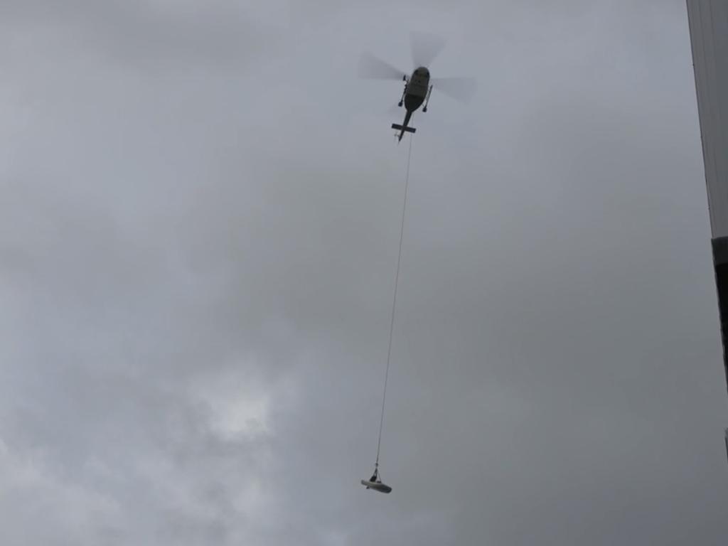 Hundreds of people have been rescued from the rapidly rising waters. Picture: NSW SES