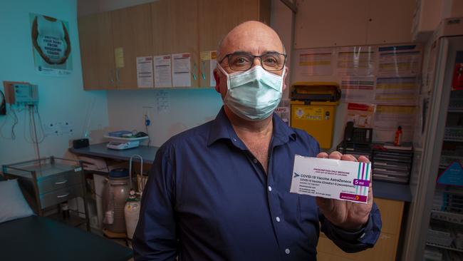 GPs such as Dr Joe Garra want to band together with other local doctors and administer the AstraZeneca coronavirus vaccine to the community quickly. Picture: Wayne Taylor