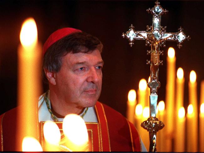 Then-Catholic Archbishop of Melbourne, George Pell, in 2000. Picture: Richard Cisar-Wright