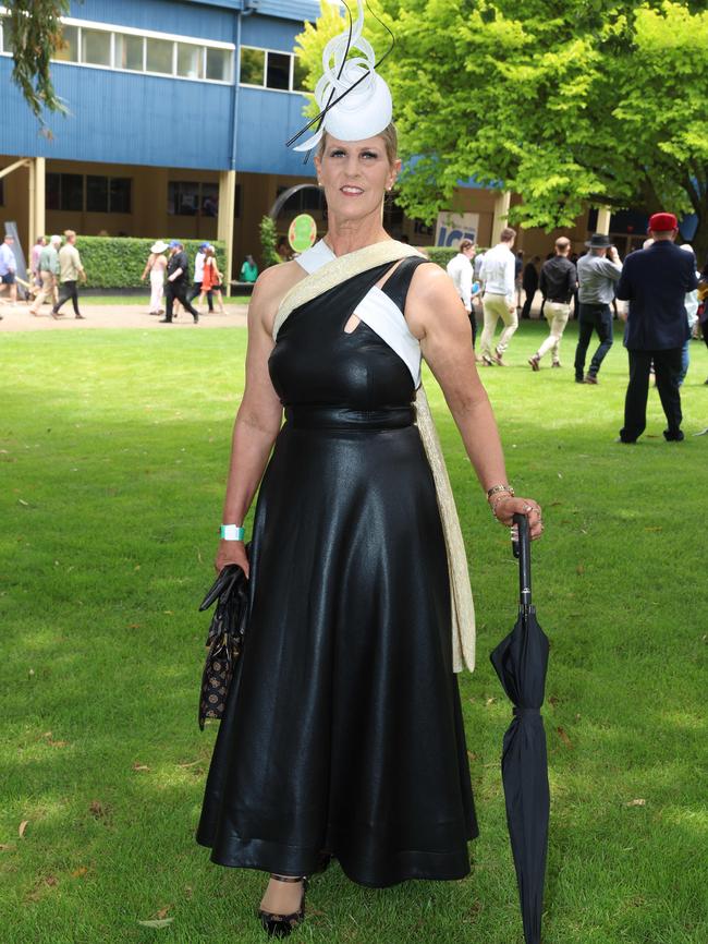 Jackie Cluff at the Ballarat Cup. Picture: Brendan Beckett