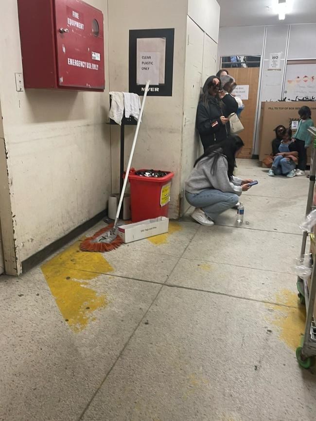 One woman said she was locked in the Myer store room. Picture: X/@Kazbah1979
