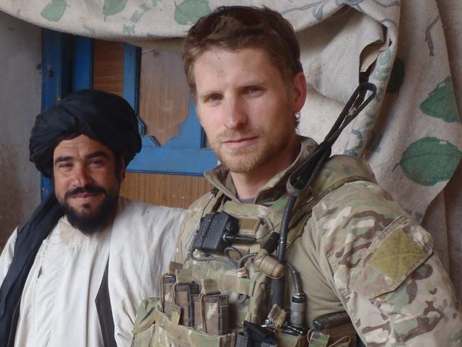 “WARNING DO NOT RUN WITHOUT CONTACTING THE HERALD SUN PICTURE DESK”  Andrew Hastie Liberal member for the Western Australian federal seat of Canning and former SAS captain.Andrew Hastie (right) in Afghanistan in 2013.