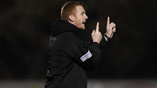 Hume City coach Nick Hegarty. Picture: Andy Brownbill