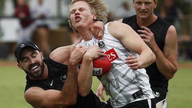 Steele Sidebottom remains in Collingwood’s leadership group. Picture: Getty Images