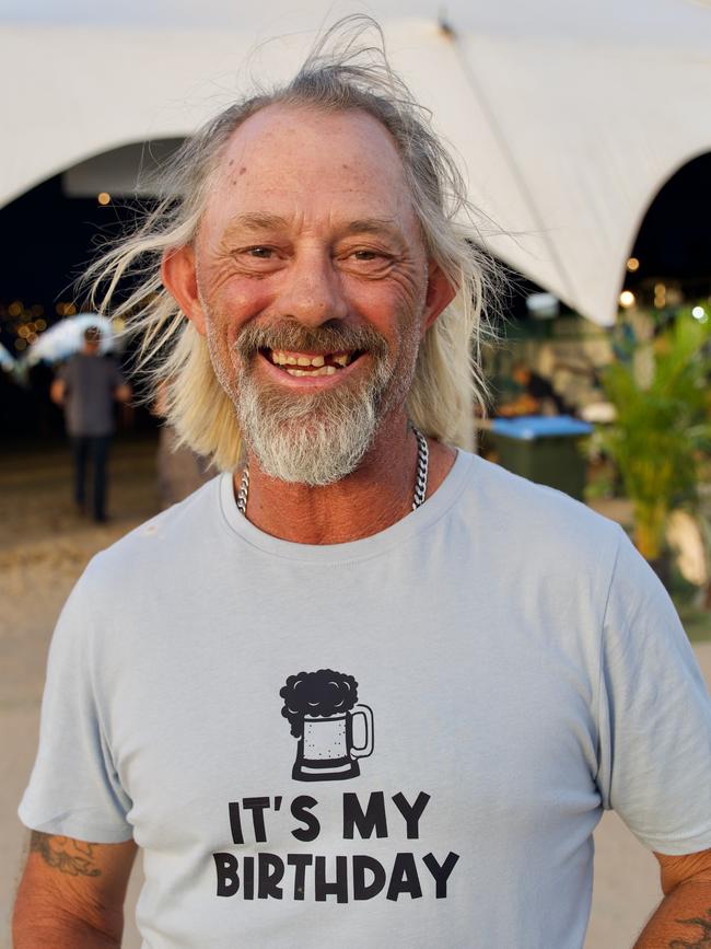 Stewart Coventry of Mackay attending the Airlie Beach Festival of Music on Saturday, November 5, 2022. Picture: Katrina Lezaic