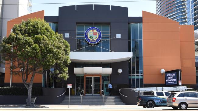 Tensions have flared at the Southport RSL again with the memorial club removing the sub-branch’s belongings. Picture: Lawrence Pinder