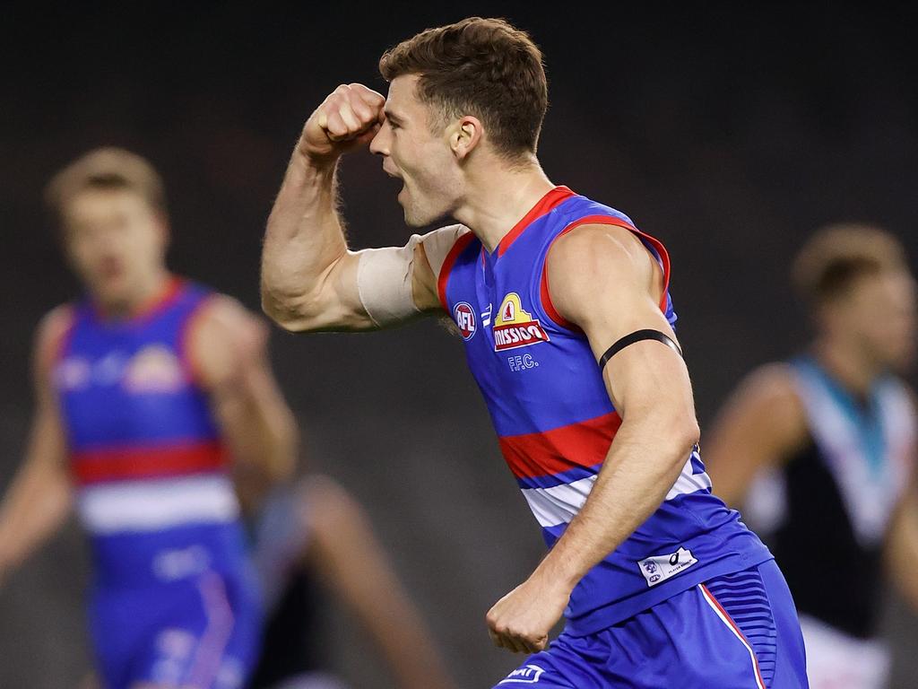 The Bulldogs led for most of the contest. (Photo by Michael Willson/AFL Photos via Getty Images)