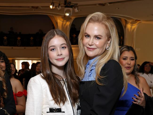 Faith Kidman-Urban made a rare public appearance with her famous mother. Picture: Getty Images