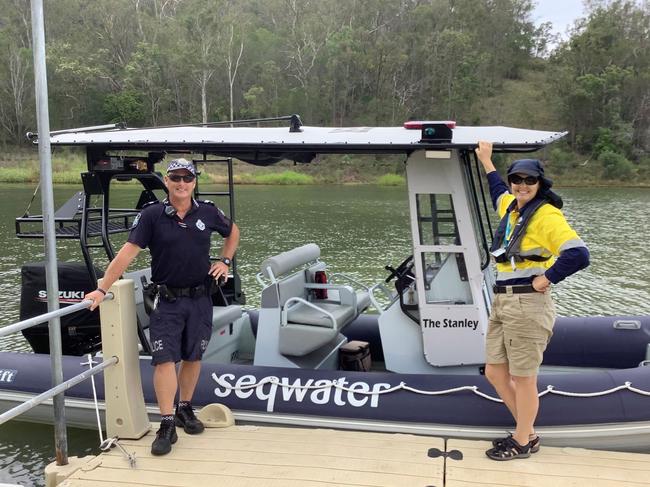 Officers from the Ipswich Road Policing Unit joined forces with rangers and compliance officers from South East Queensland Water to crack down on safety breaches at Lake Somerset.