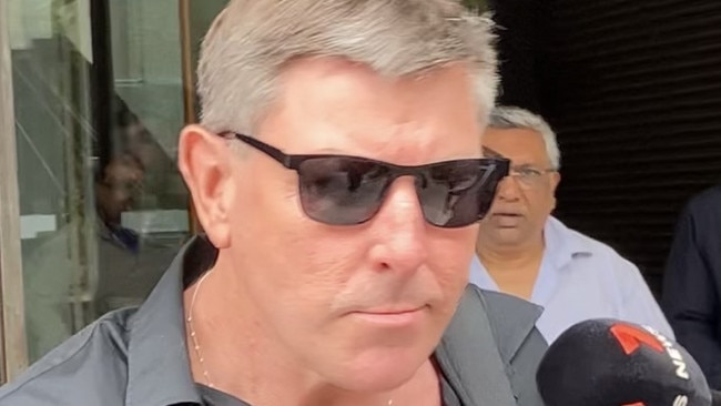 Scott Minigle leaves the Downing Centre Local Court on October 15, 2024.