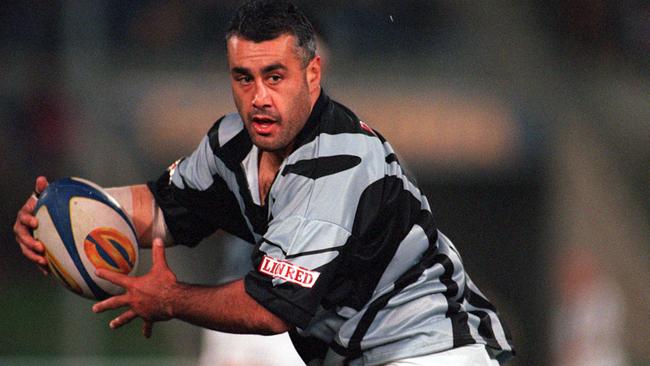 Quentin Pongia in action for the New Zealand Super League team in 1997.