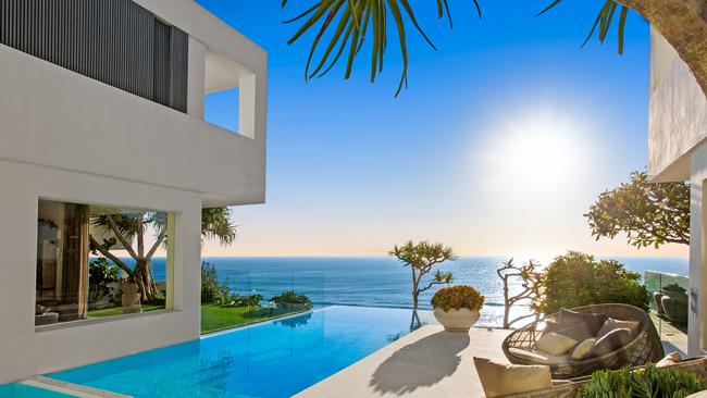 Once owned by tennis ace Pat Rafter, this Sunshine Beach house was sold by Betty’s Burgers founder David Hales to Therese Rein, wife of former PM Kevin Rudd, for $17 million in May last year.