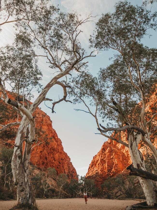 Top 10 Most Liked Instagram posts on @NTaustralia in 2020: 9. Simpsons Gap by @jarradseng and @thehatchling received 6,743 likes