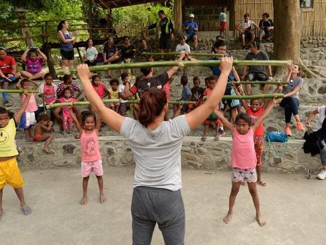 Hidilyn Diaz is a role model for young children in the Philippines. Picture: Peacekamp/Facebook