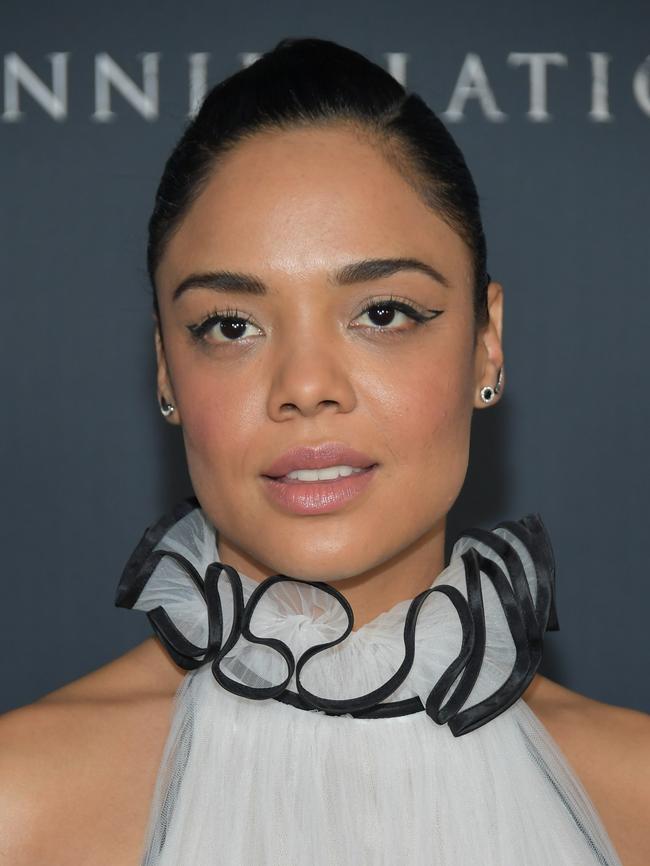 Tessa Thompson will appear at the Baftas with activist guests. Picture: AFP