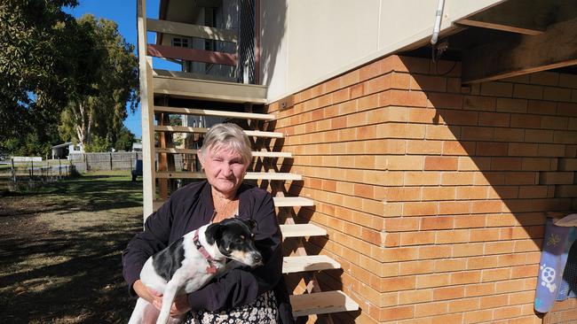 Eileen Brown at her Edington Street rental home.