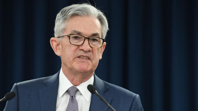 US Federal Reserve Chairman Jerome Powell. Picture: Eric Baradat/AFP)