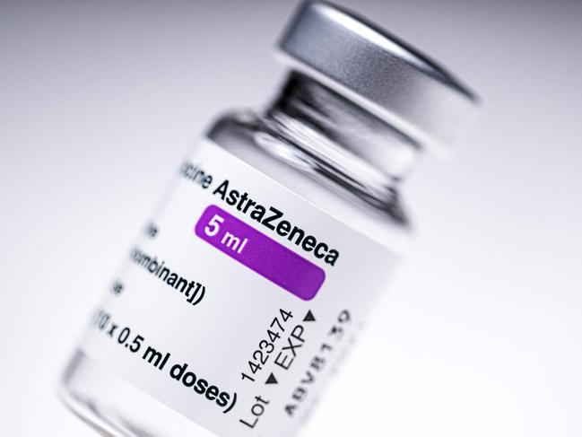 People are being urged to come forward early for their AstraZeneca jab. Picture: AFP.