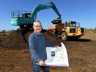 LAND RELEASE: Rob Sergiacomi on site at the Bargara Rise development off Watsons Road Bargara. Picture: Mike Knott BUN230617RISE3