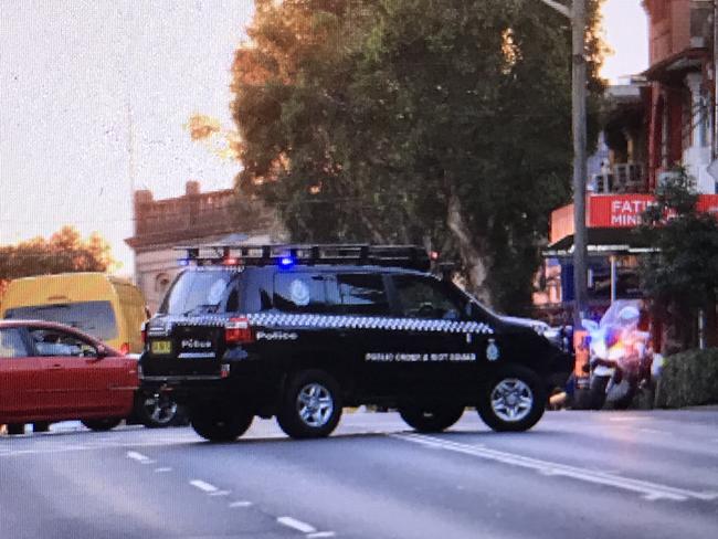 NSW Police raids in the Sydney suburb of Surry Hills. Pictures Dylan Robinson