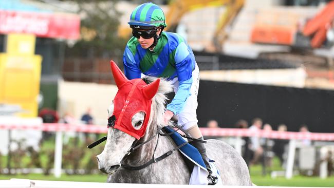 Michelle Payne riding Arabica at The Valley. Picture: Vince Caligiuri–Getty Images