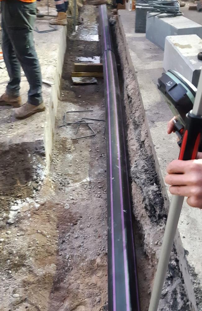 The installation of the pipe would have cost almost $1 million if the road wasn’t already being excavated for the light rail.