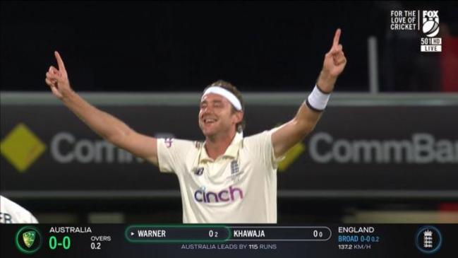 Wicket: Australia, David Warner - 15 Jan 22