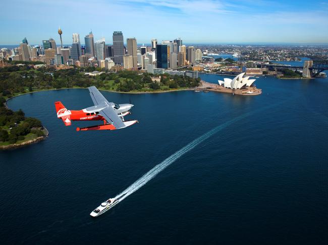 Sydney Seaplanes are spreading their wings after a welcome injection of funds and aircraft from tourism and hospitality whiz Jerry Schwarz. Picture: Supplied.