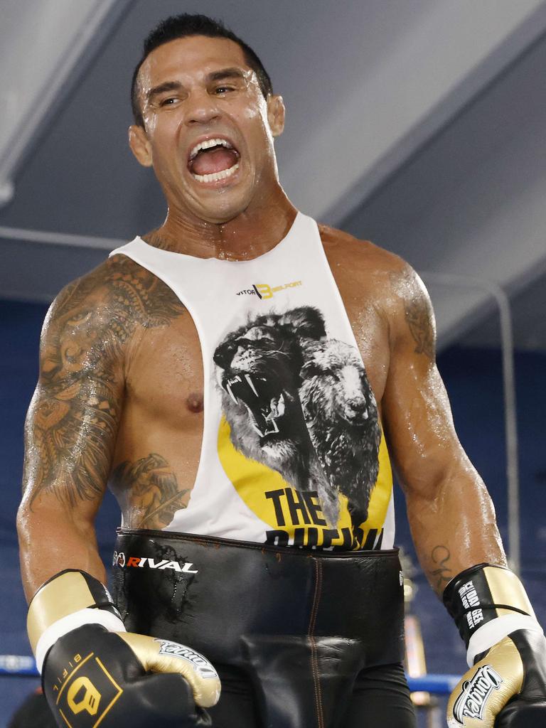 Vitor Belfort was originally scheduled to fight Oscar De La Hoya. Photo: Michael Reaves/Getty Images/AFP