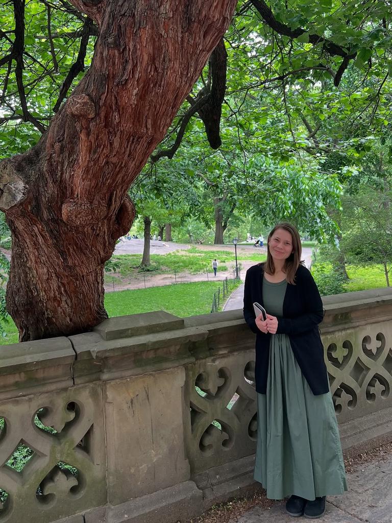 The young mum enjoyed some leisurely strolls in New York. Picture: bindiirwin/Instagram