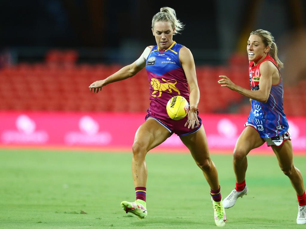 Orla O’Dwyer’s strength and ability to find the footy were a key feature. Picture: Getty Images