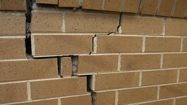 The Road Safety Centre in South Launceston was closed this week after a landslip behind the facility caused its walls to crack.